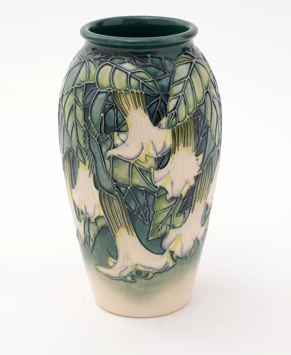 Moorcroft Angel's Trumpets pattern vase - Image 2 of 7