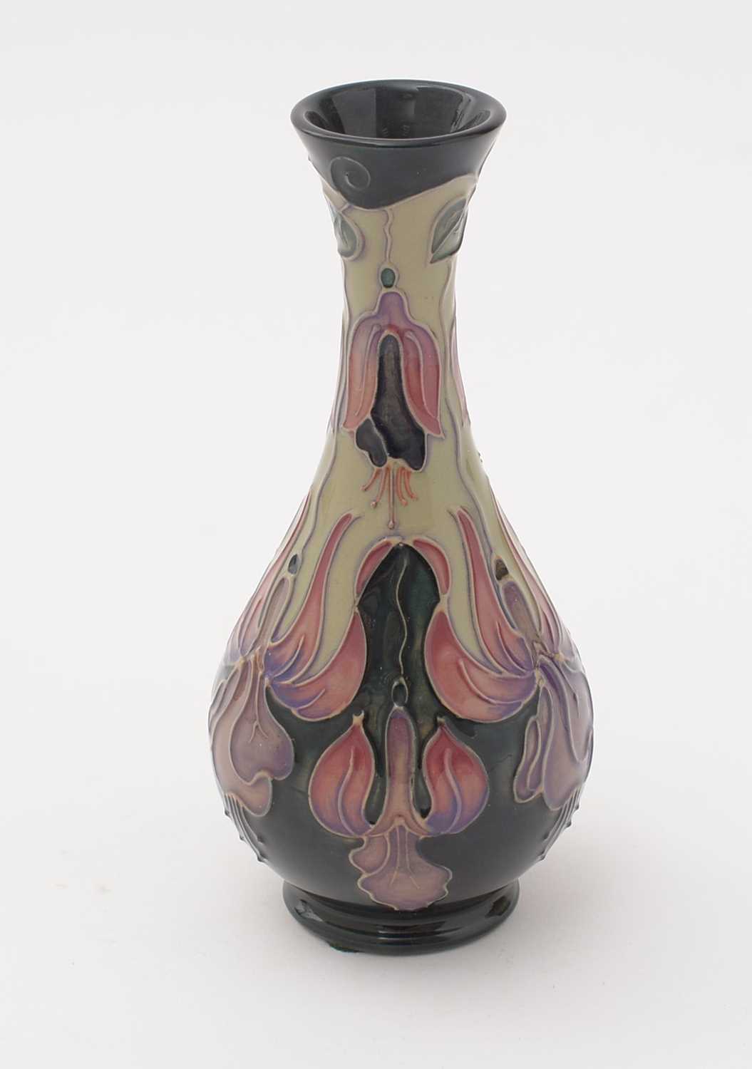 Moorcroft Fuchsia pattern vase - Image 6 of 8