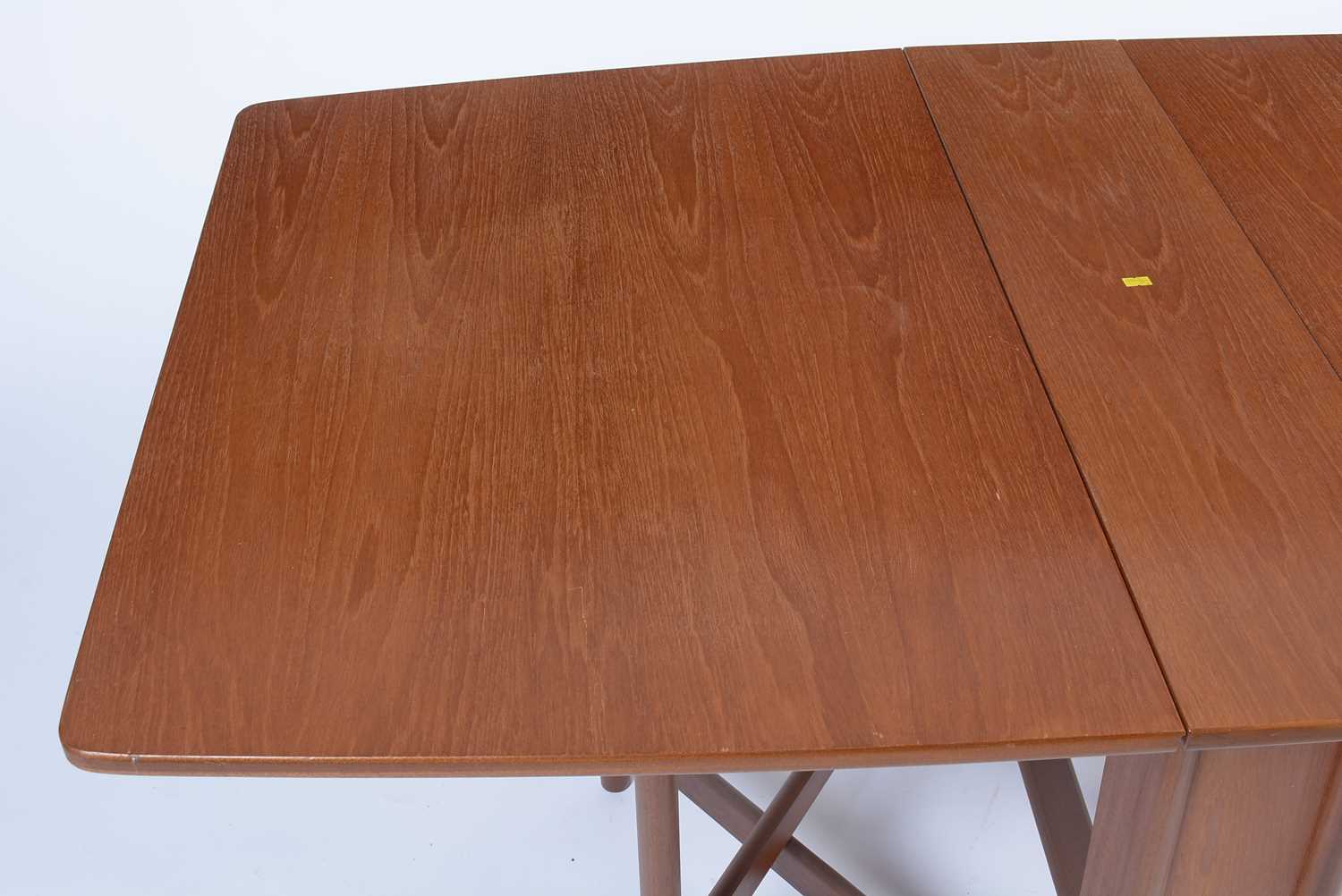 Attributed to G-Plan: teak drop leaf dining table; and four G-Plan dining chairs. - Image 4 of 13