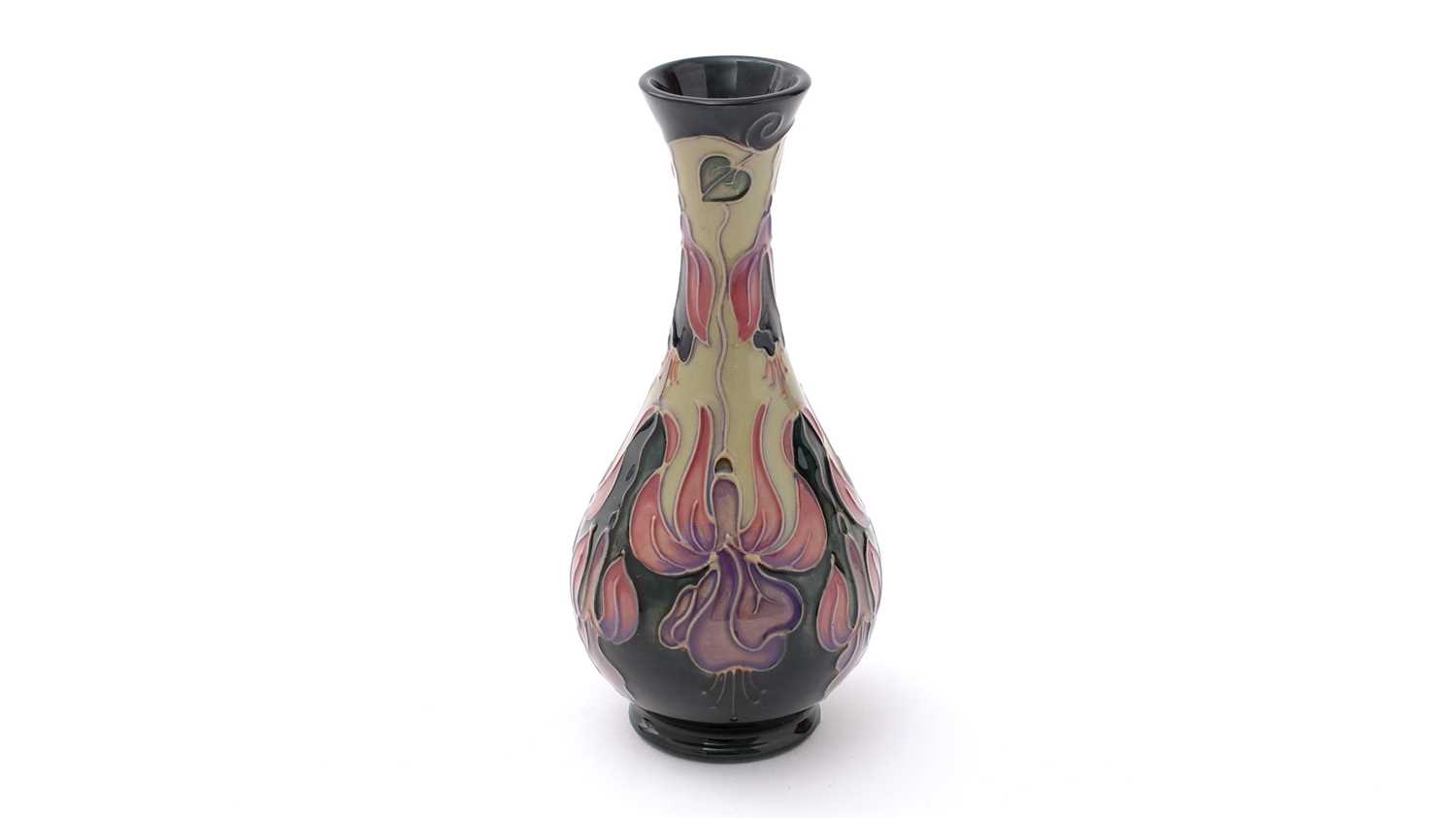 Moorcroft Fuchsia pattern vase