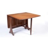 Attributed to G-Plan: a mid Century teak drop-leaf table.