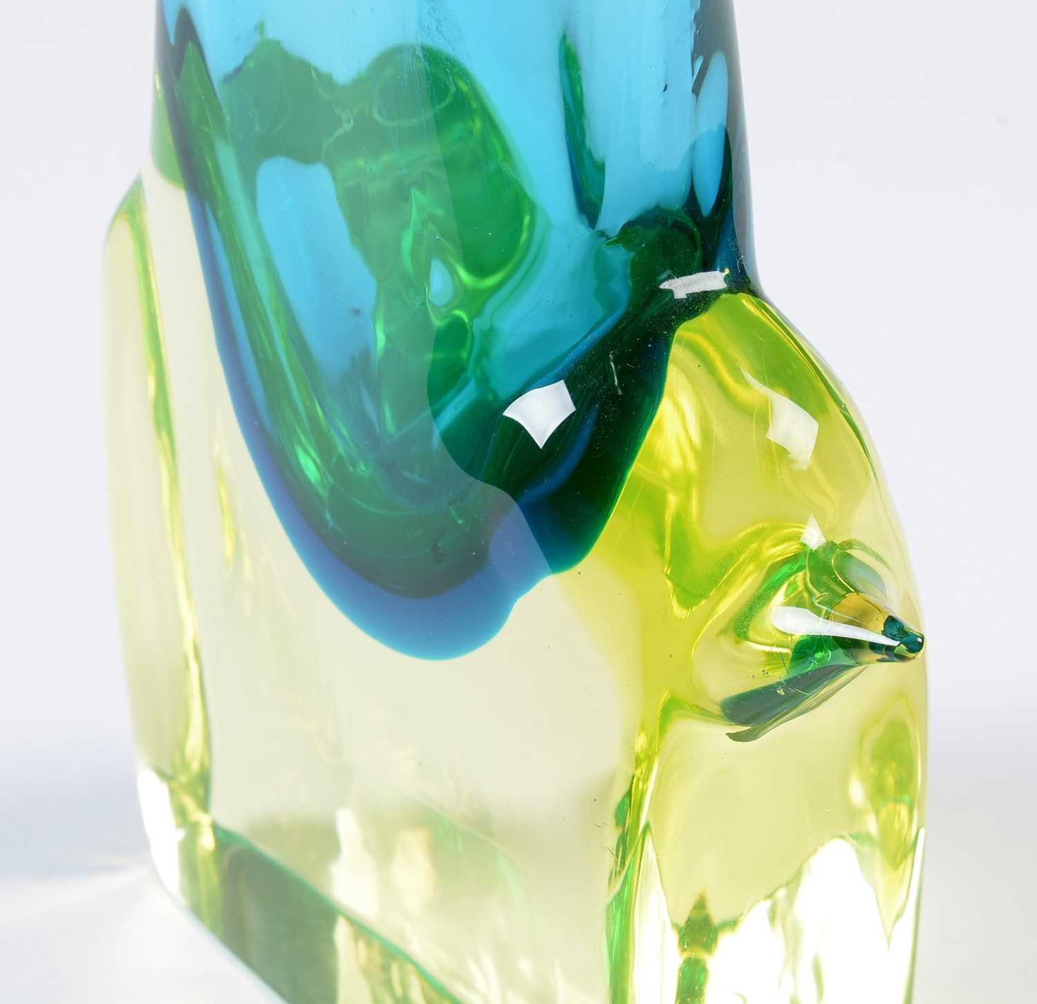 Antonio Da Ros for Cenedese: a Murano Uranium glass elephant vase. - Image 5 of 8