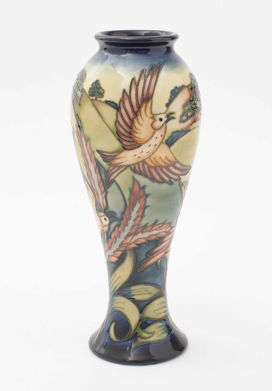 Modern Moorcroft vase by Philip Gibson - Image 4 of 7