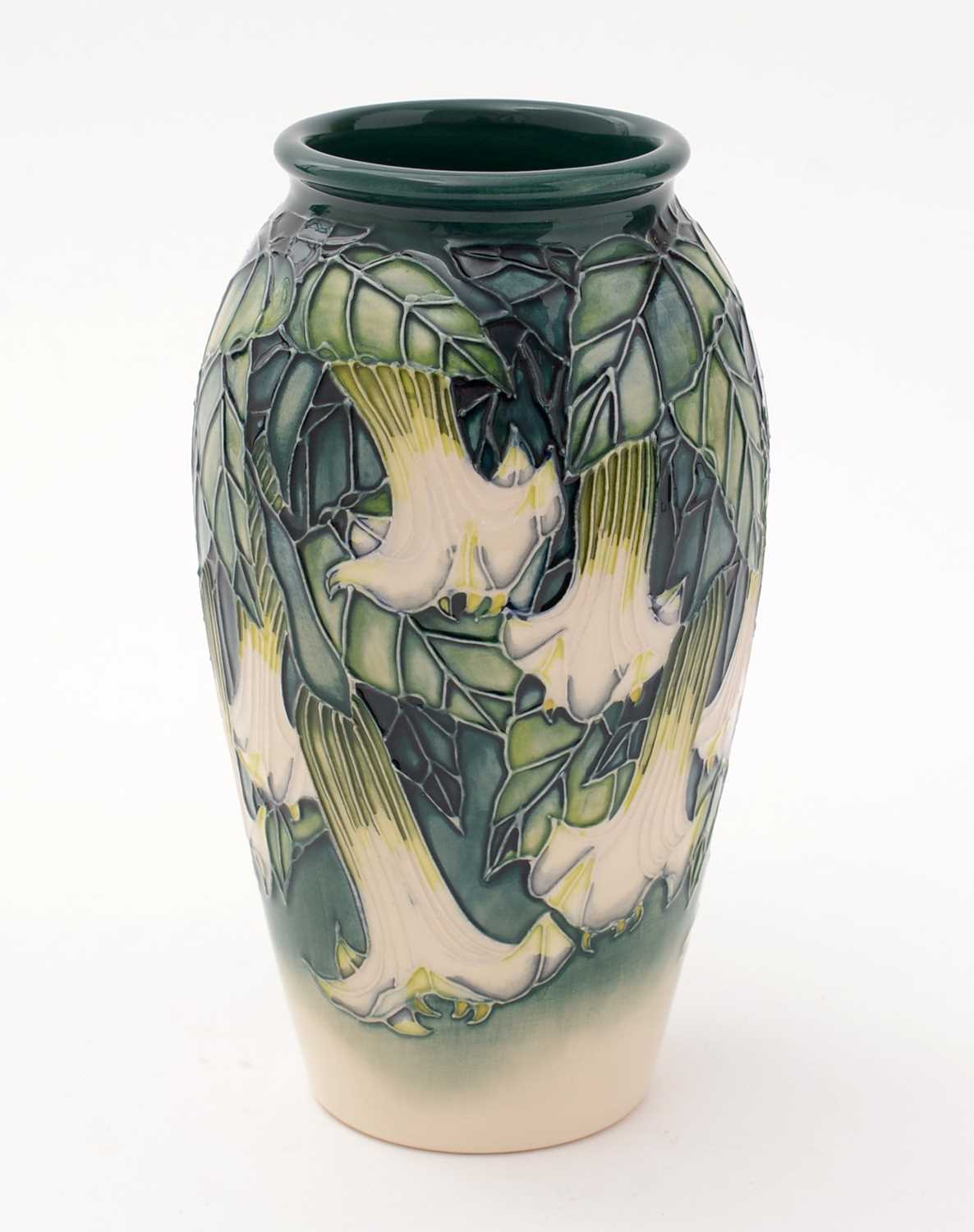 Moorcroft Angel's Trumpets pattern vase - Image 4 of 7