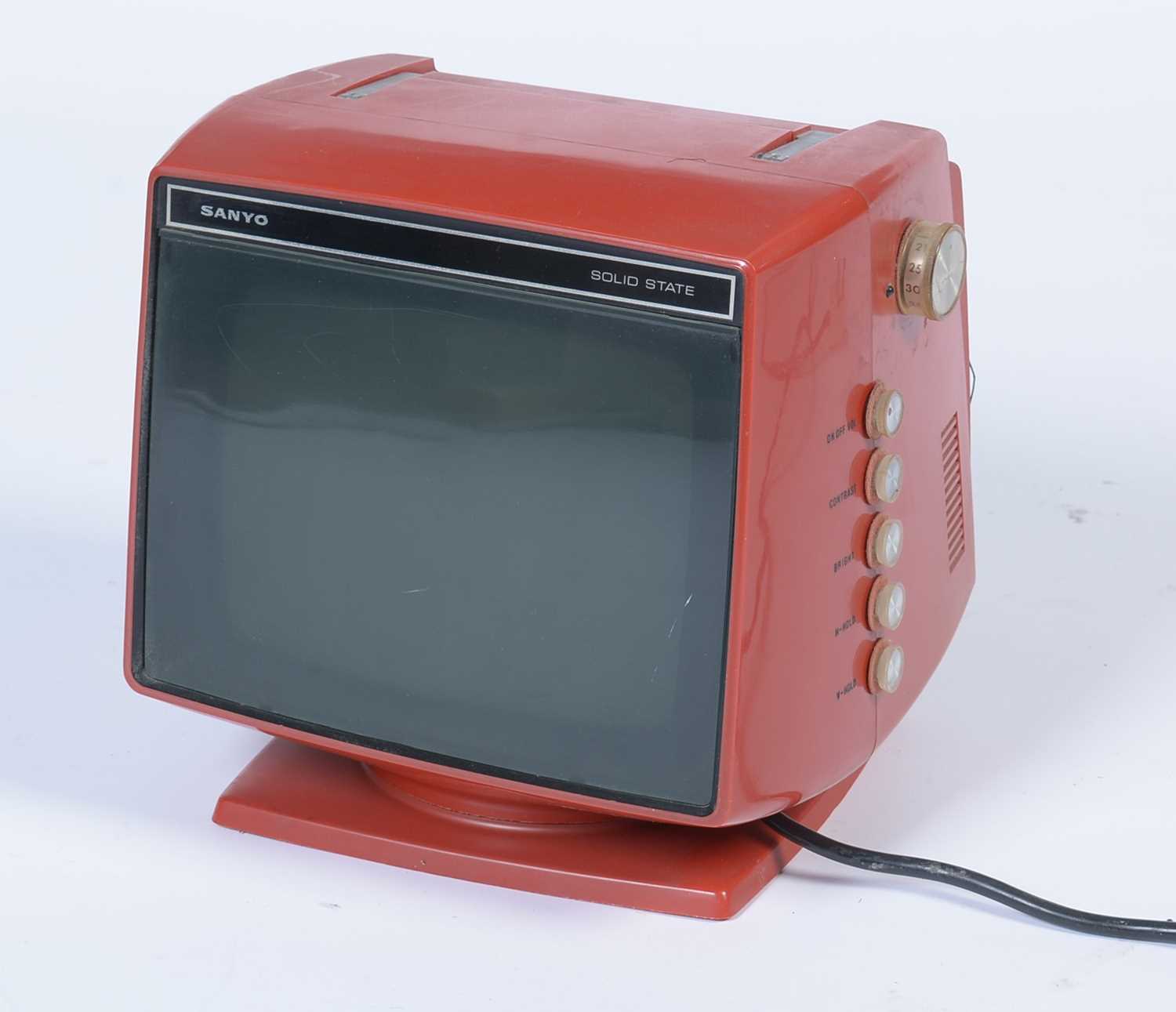 A 1970's Sanyo 'Solid State' television. - Image 3 of 7