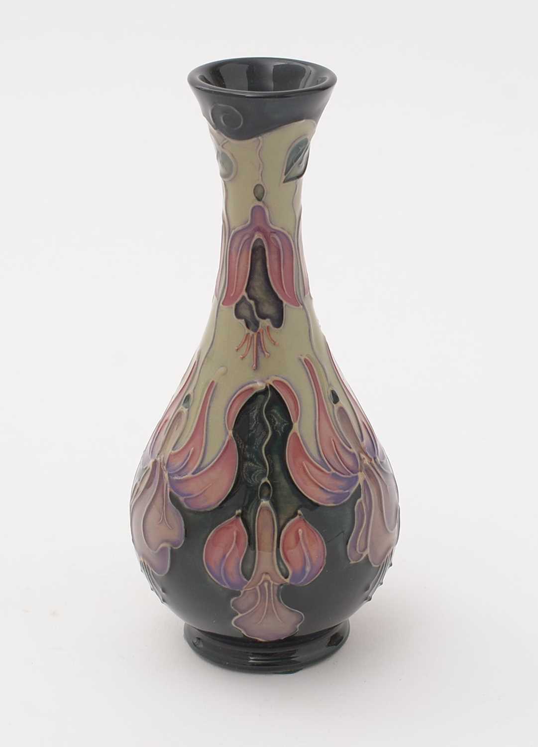 Moorcroft Fuchsia pattern vase - Image 2 of 8