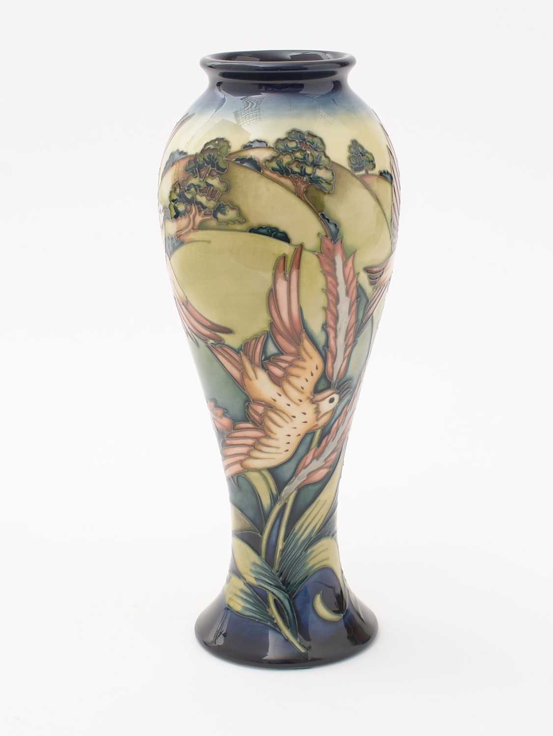Modern Moorcroft vase by Philip Gibson - Image 3 of 7