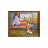 Olwen Tarrant - The Tennis Player | oil