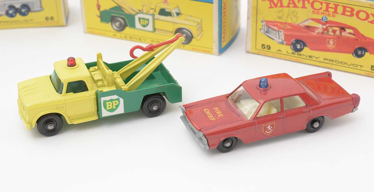 Five Matchbox Series diecast vehicles, - Image 3 of 7