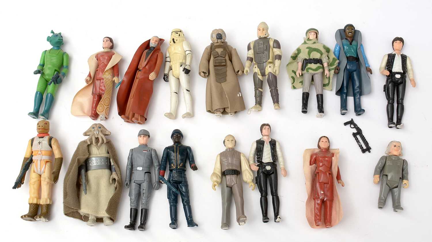 Star Wars figures and accessories.