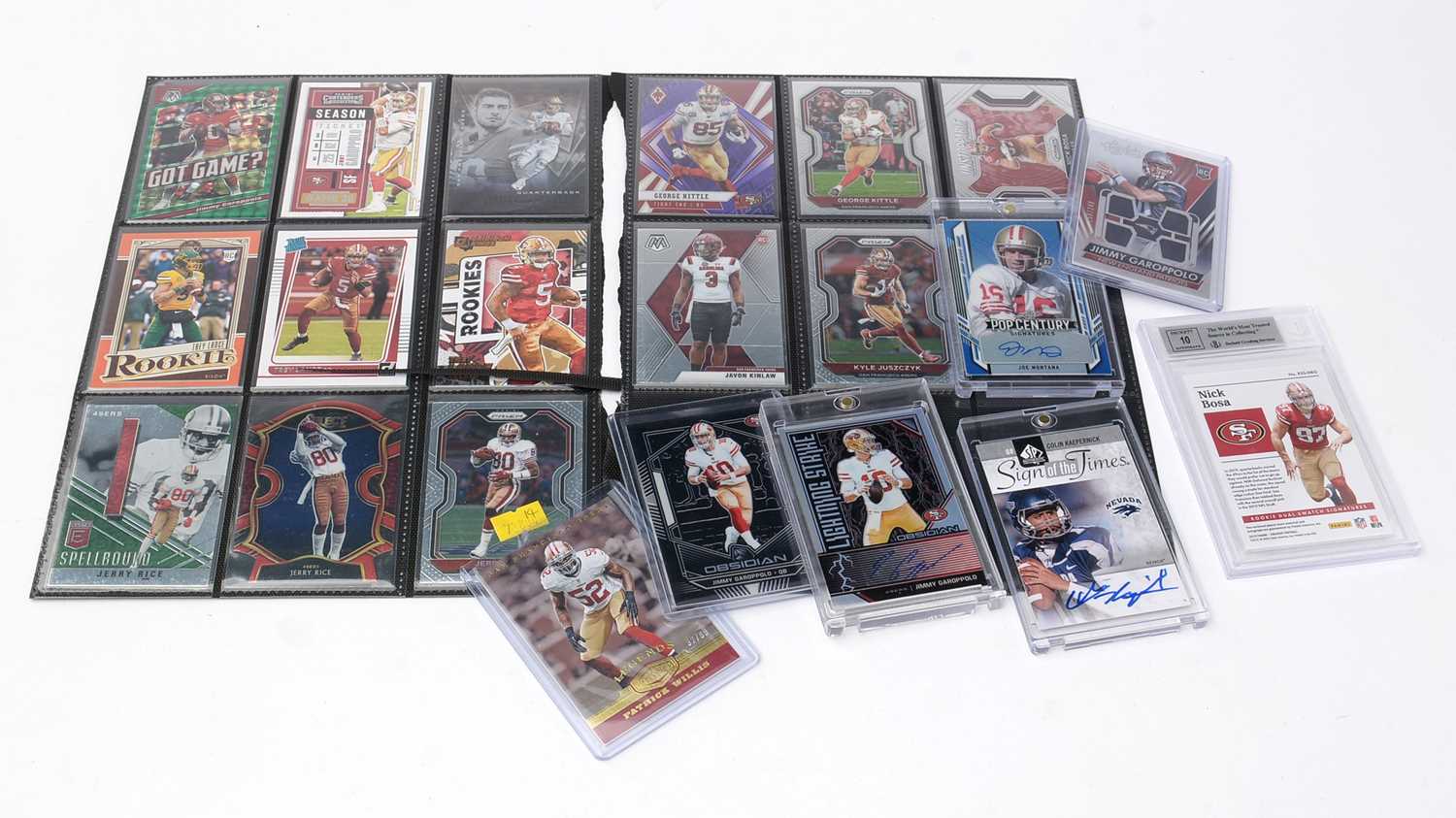 American Football collectors trading cards