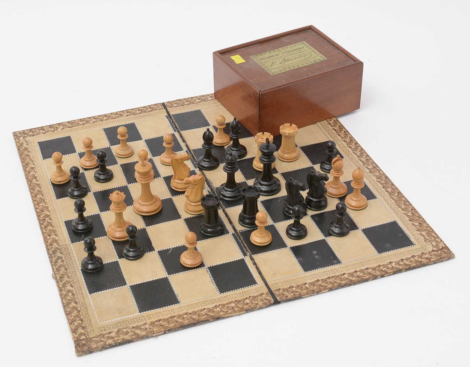 Jaques, London Staunton chess set, - Image 3 of 3