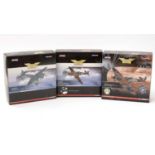 Three limited edition Corgi Aviation Archive 1:72 scale diecast model planes