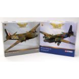 Two Corgi Aviation Archive 1:72 scale model planes.