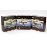 Three Corgi limited edition Aviation Archive 1:72 scale diecast model planes.