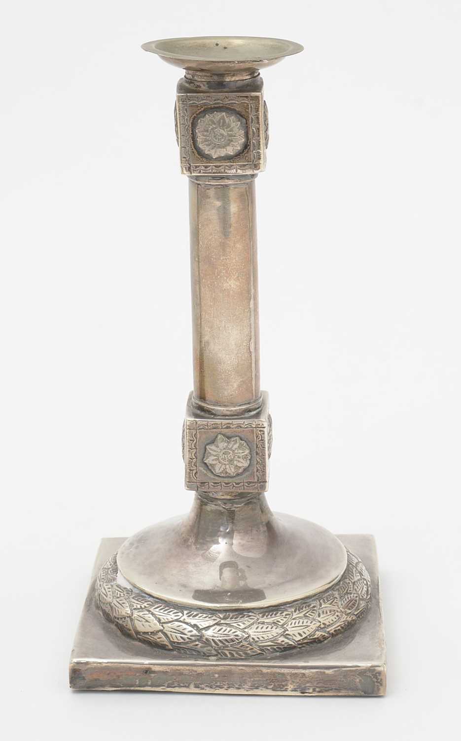 Two very similar late 18th/early 19th Century candlesticks. - Image 2 of 6