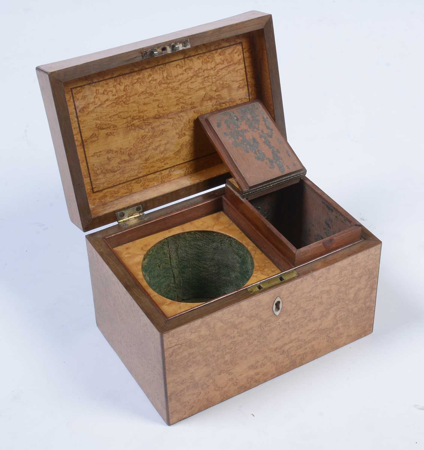 An early 19th Century maple tea caddy, - Image 3 of 3