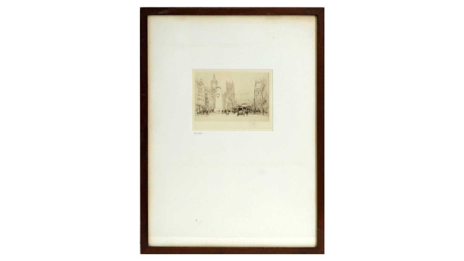 William Walcot RE - Whitehall | etching