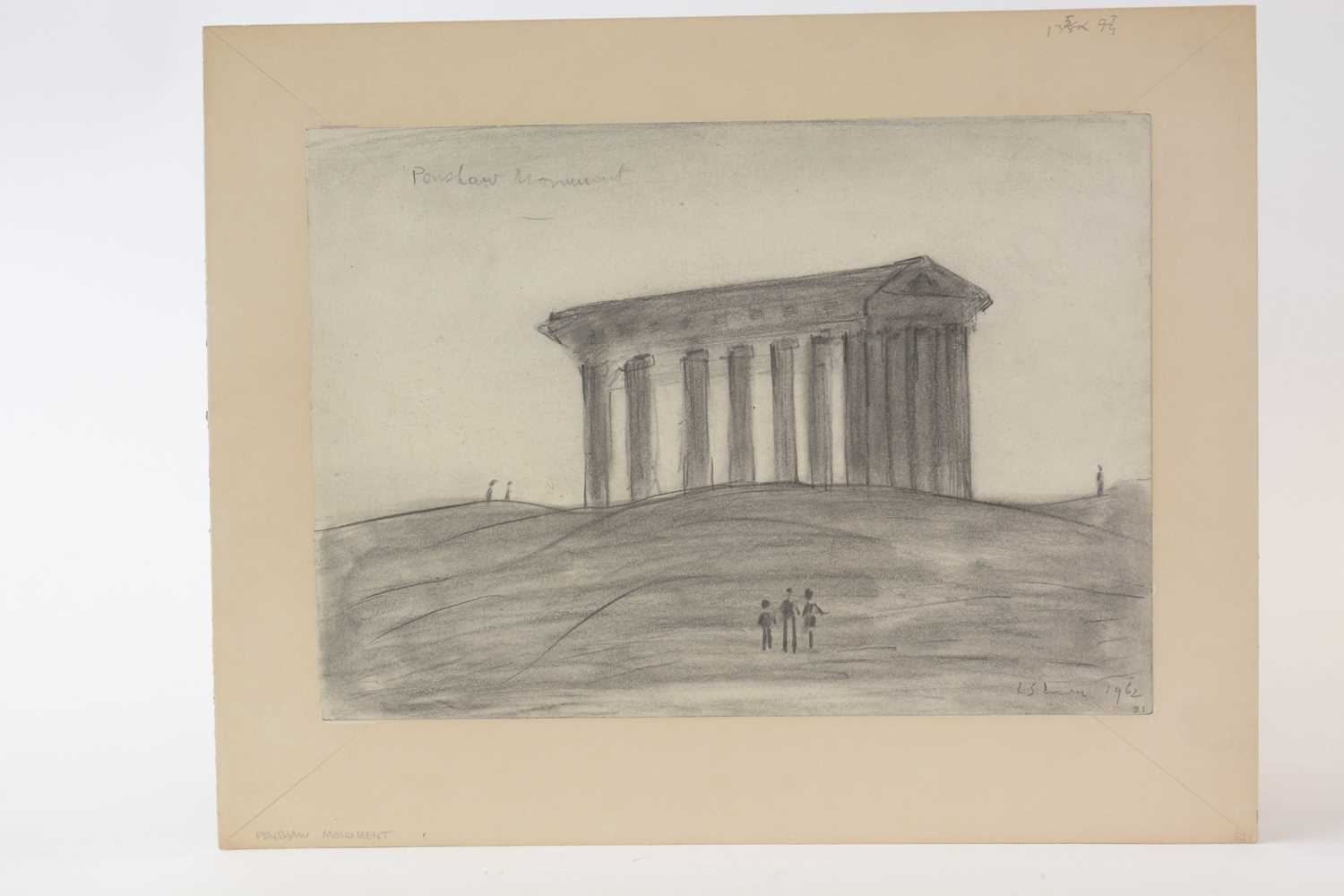 L. S. Lowry RBA RA - Penshaw Monument | pencil drawing - Image 8 of 9