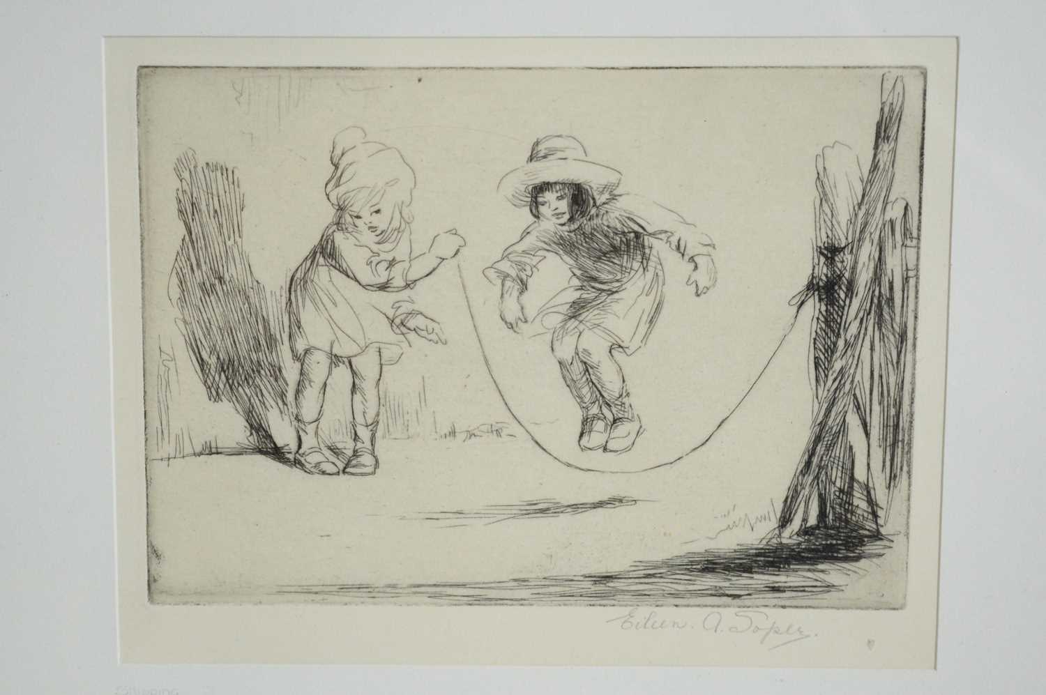 Eileen Alice Soper - Skipping | etching - Image 2 of 3