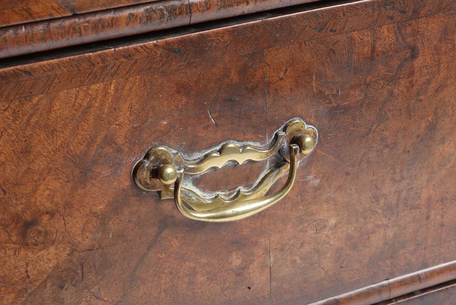 A George III mahogany chest. - Image 3 of 11