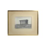 L. S. Lowry RBA RA - Penshaw Monument | pencil drawing