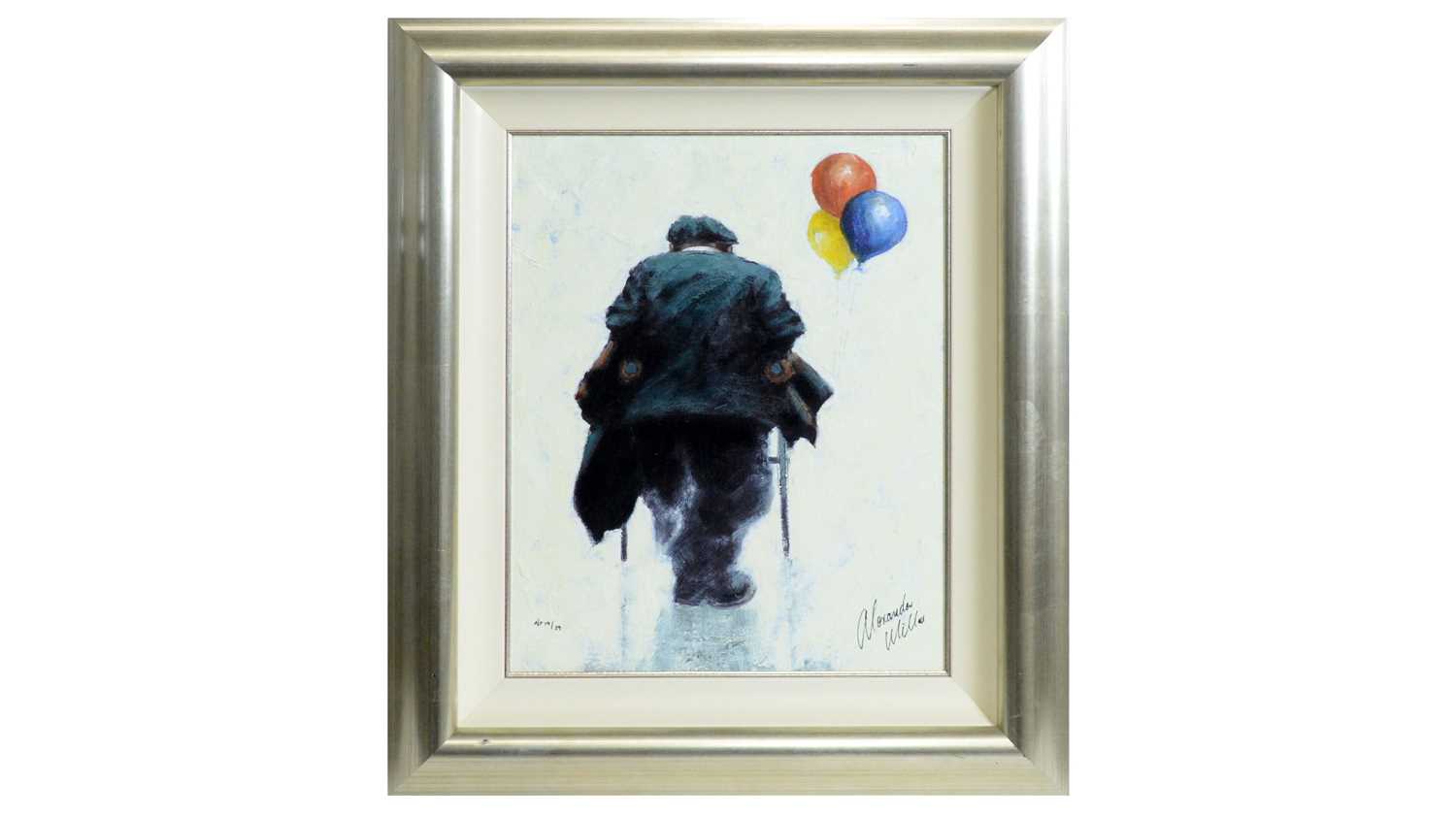 Alexander Millar - The Balloon Seller | limited edition hand-embellished giclee