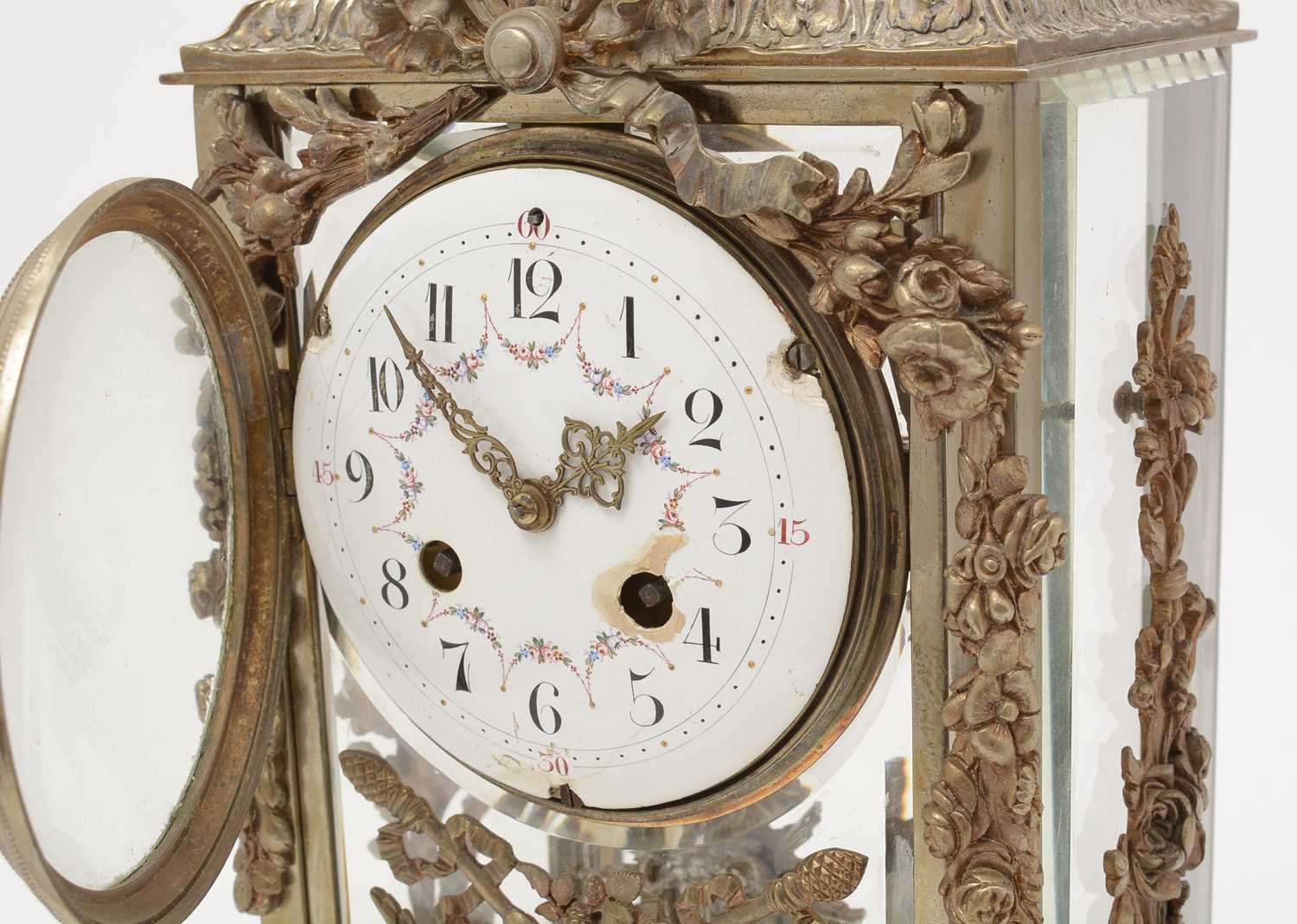 A 19th Century French gilt bronze four-glass eight day mantel clock - Image 3 of 6