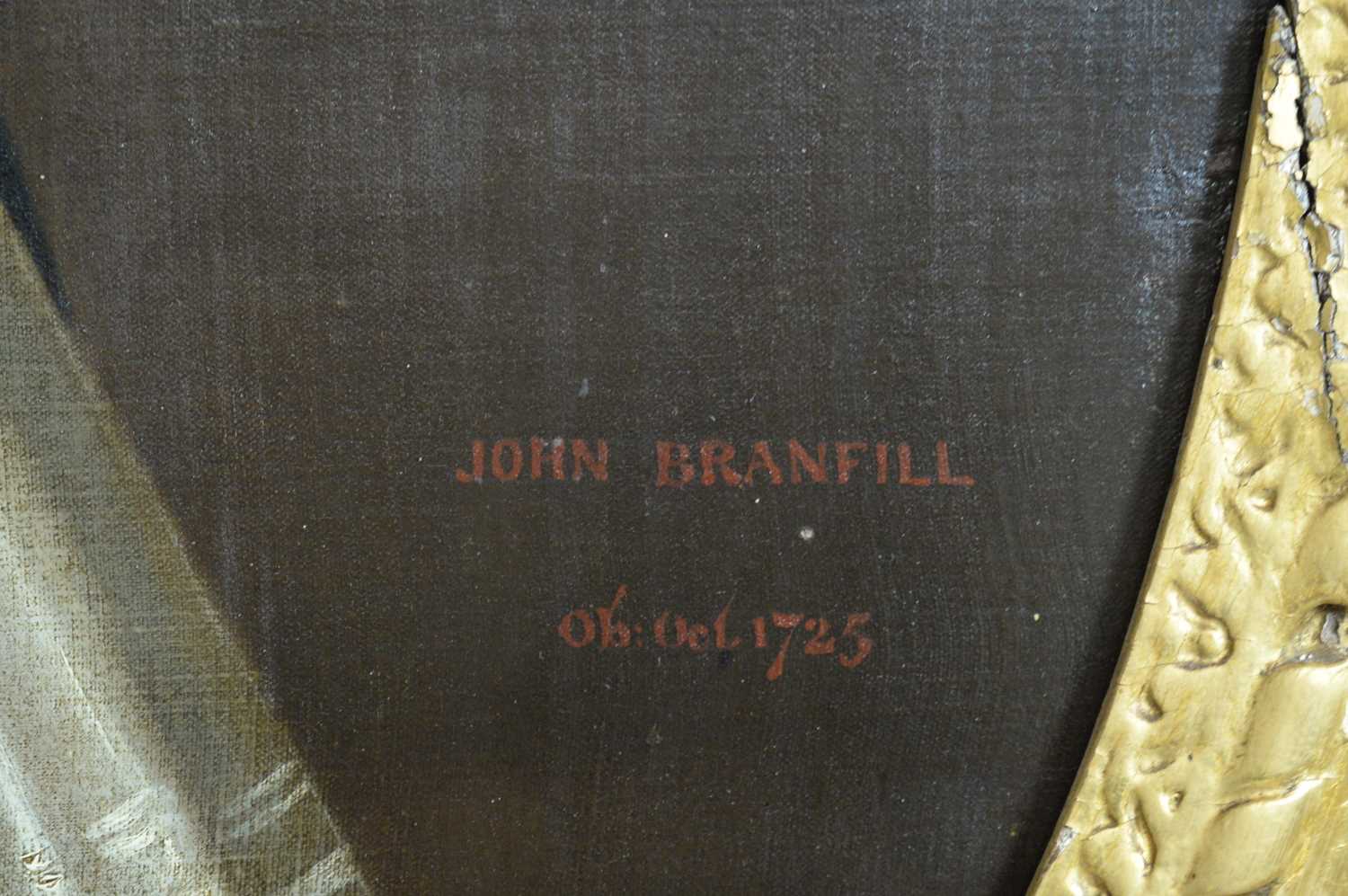 18th Century British School - Portrait of John Branfill | oil - Image 3 of 4