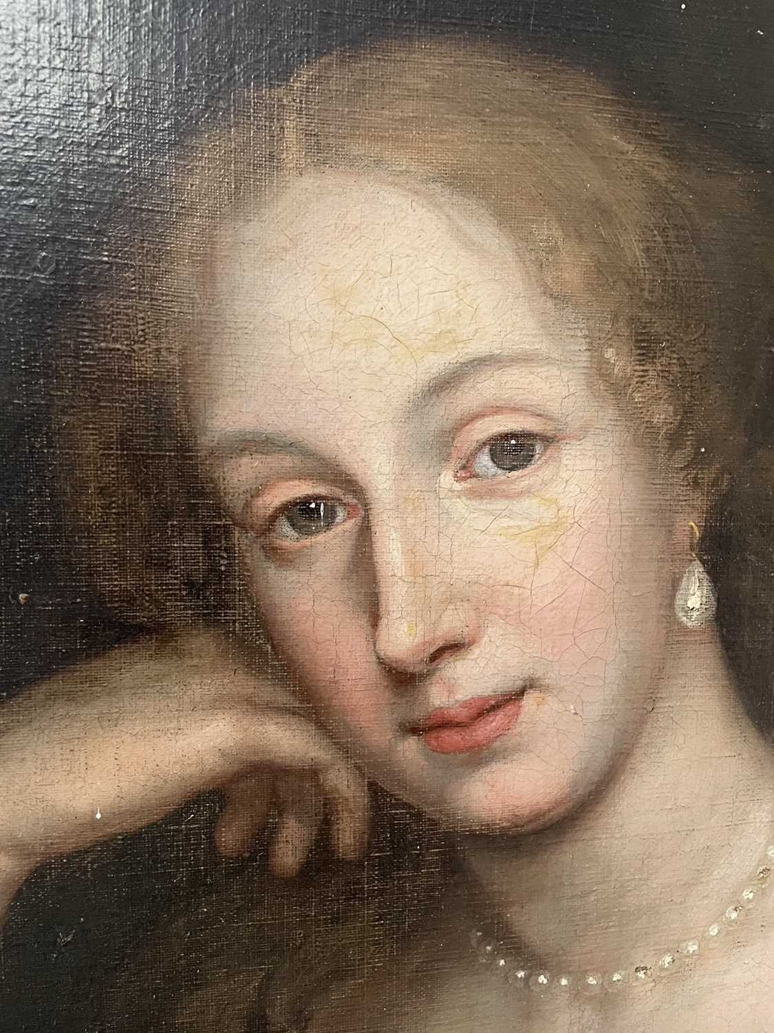 Follower of Sir Peter Lely - Portrait of Dorothy Westrow | oil - Image 11 of 16
