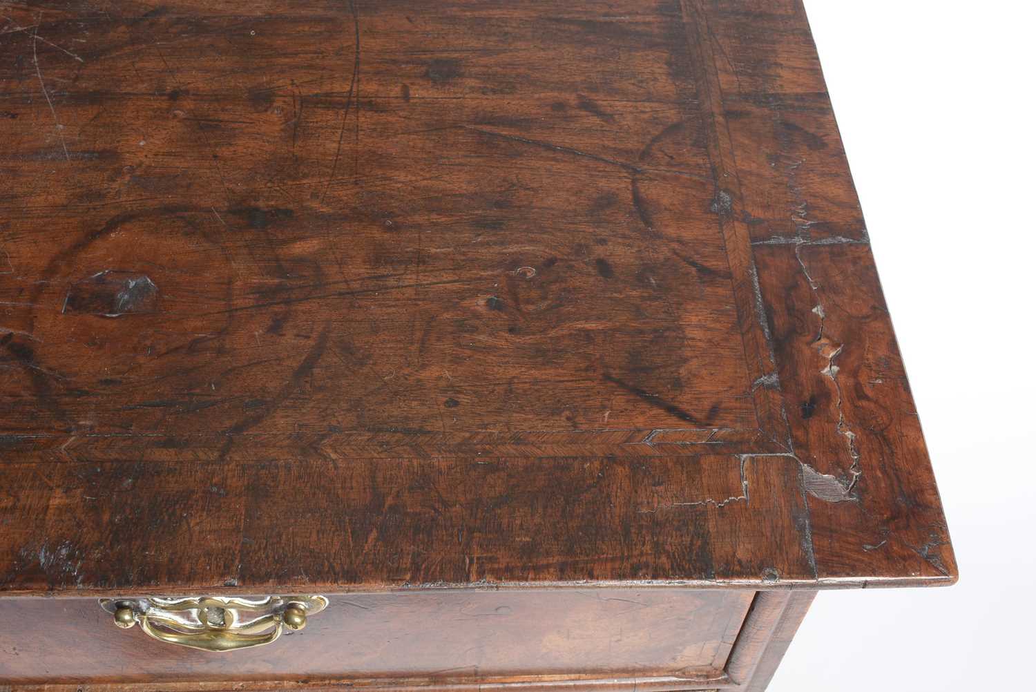 A George III mahogany chest. - Image 8 of 11