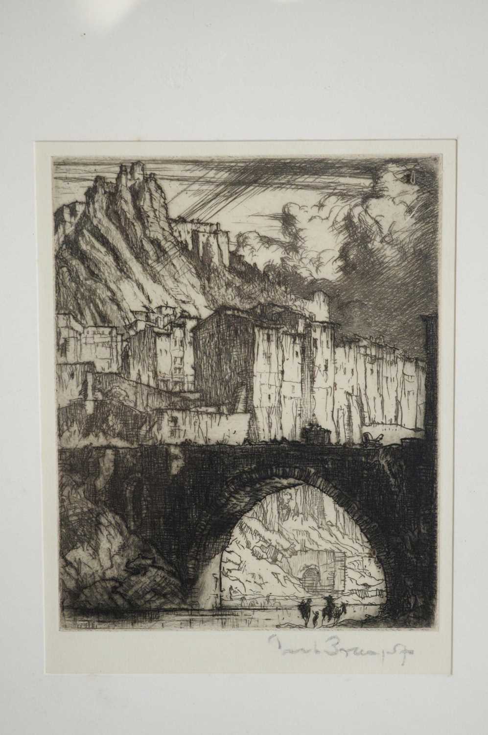 Sir Frank William Brangwyn - Sisteron | etching - Image 3 of 4