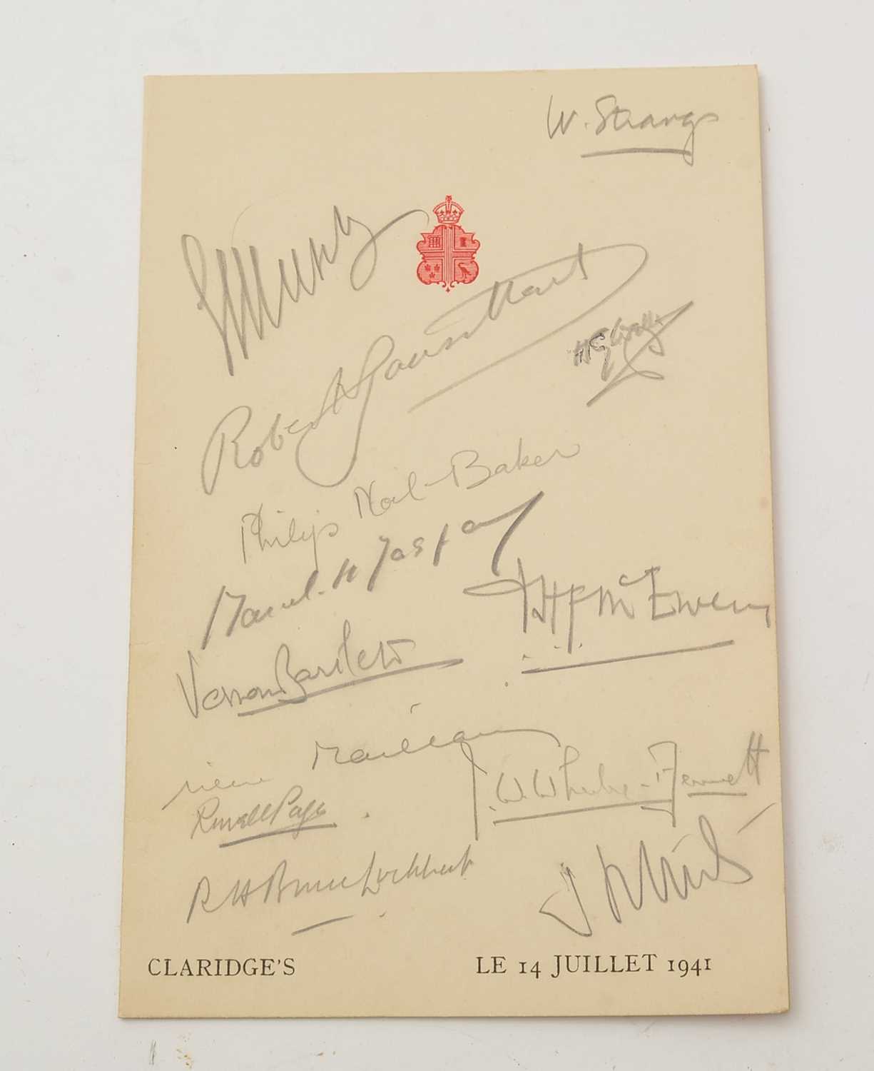 The Common Place of Dinner Party book of signatures compiled by Sir William Strang - Image 22 of 31