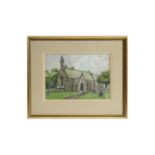 Norman Cornish - Whitworth Church | watercolour