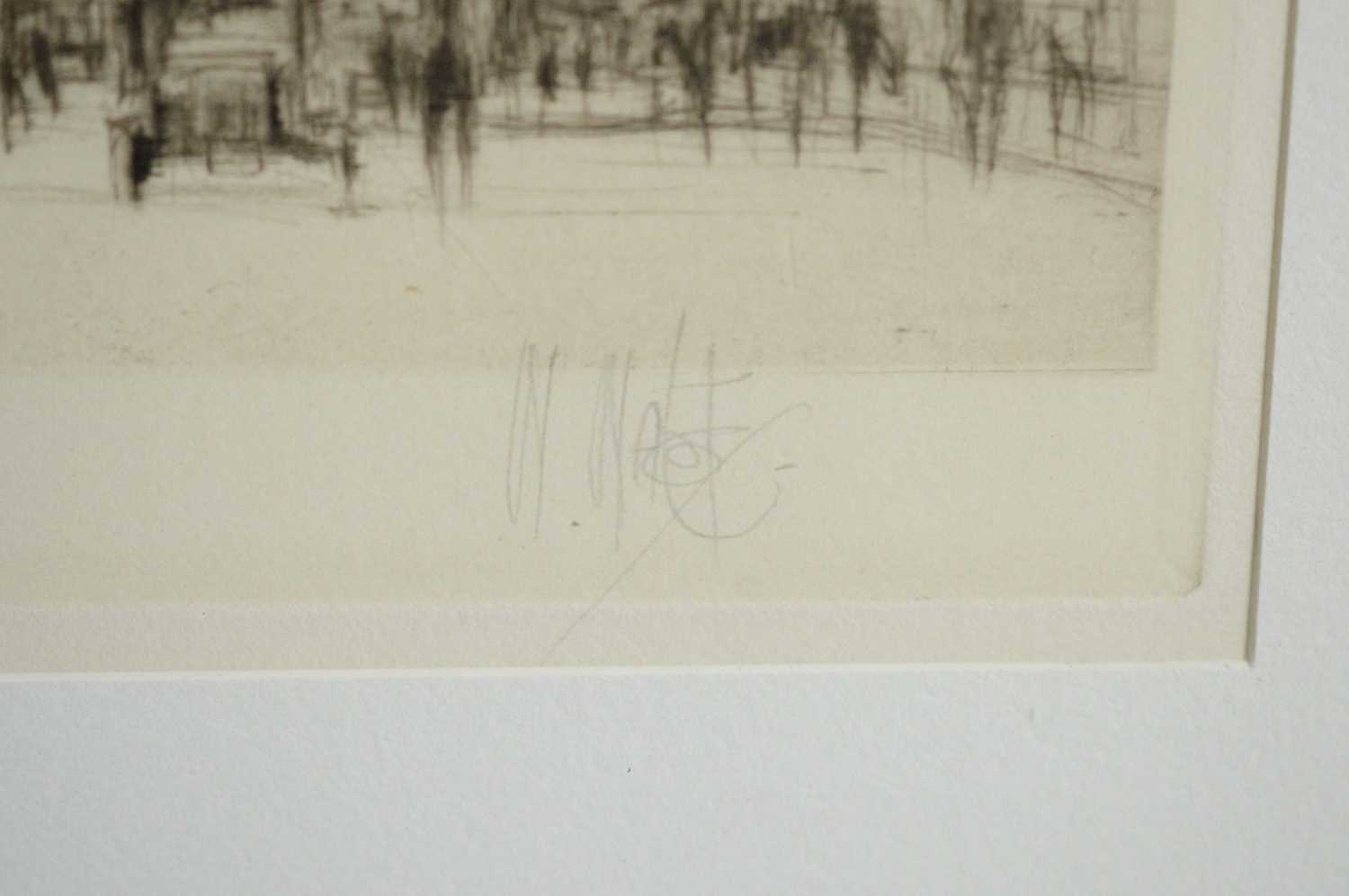 William Walcot RE - Whitehall | etching - Image 3 of 4