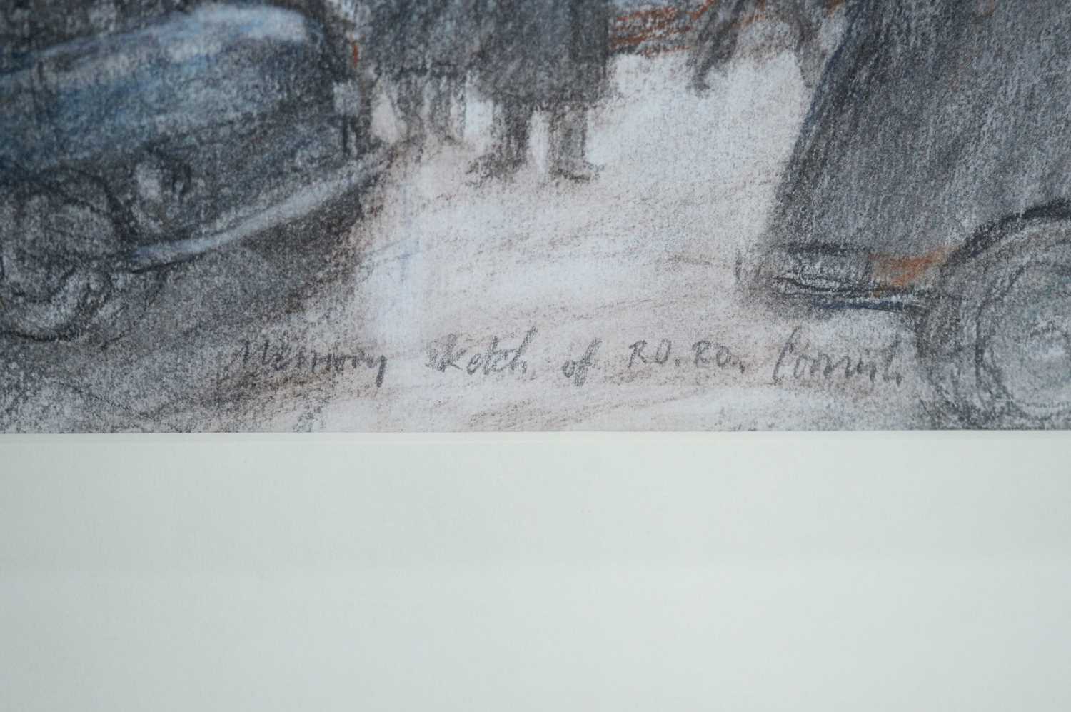 Norman Cornish - Preparatory Sketch of RO. RO. | pastel - Image 2 of 3