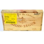 Grand Vin du Chateau Phelan Segur, 2005, 12 bottles,