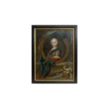 18th Century English School - Portrait of Bonnie Prince Charlie with Thomas Walpole connection | oil