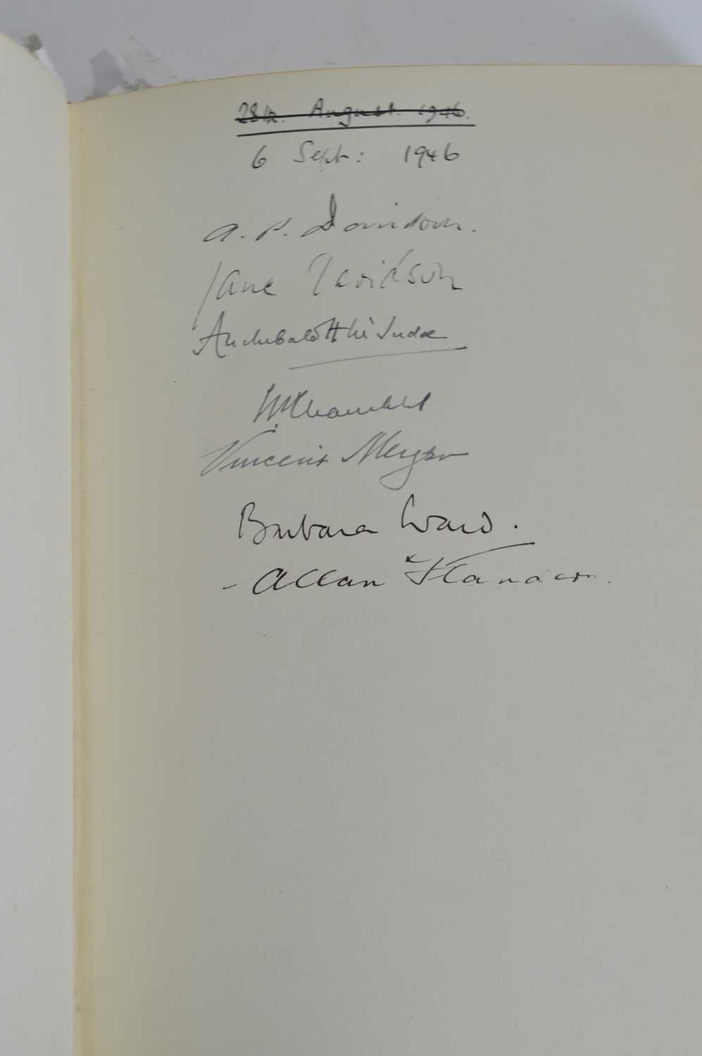 The Common Place of Dinner Party book of signatures compiled by Sir William Strang - Image 2 of 31