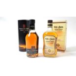 Malt Whisky two bottles - Highland Park 12 years - Isle of Jura 10 years old