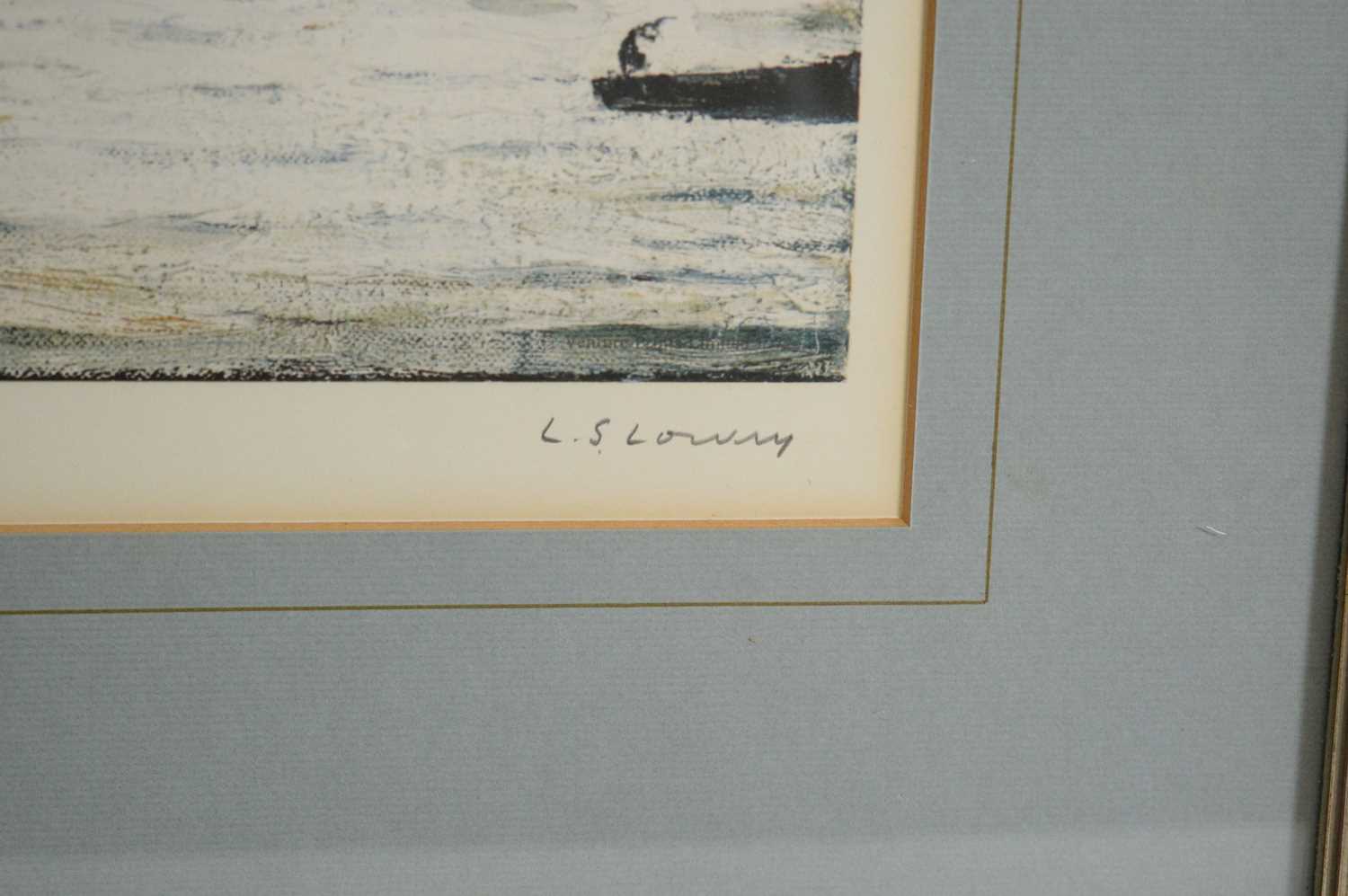 After L. S. Lowry RBA RA - The Harbour | signed limited edition - Image 3 of 4