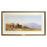 Thomas Miles Richardson - Highland Reapers, Loch Leven | watercolour