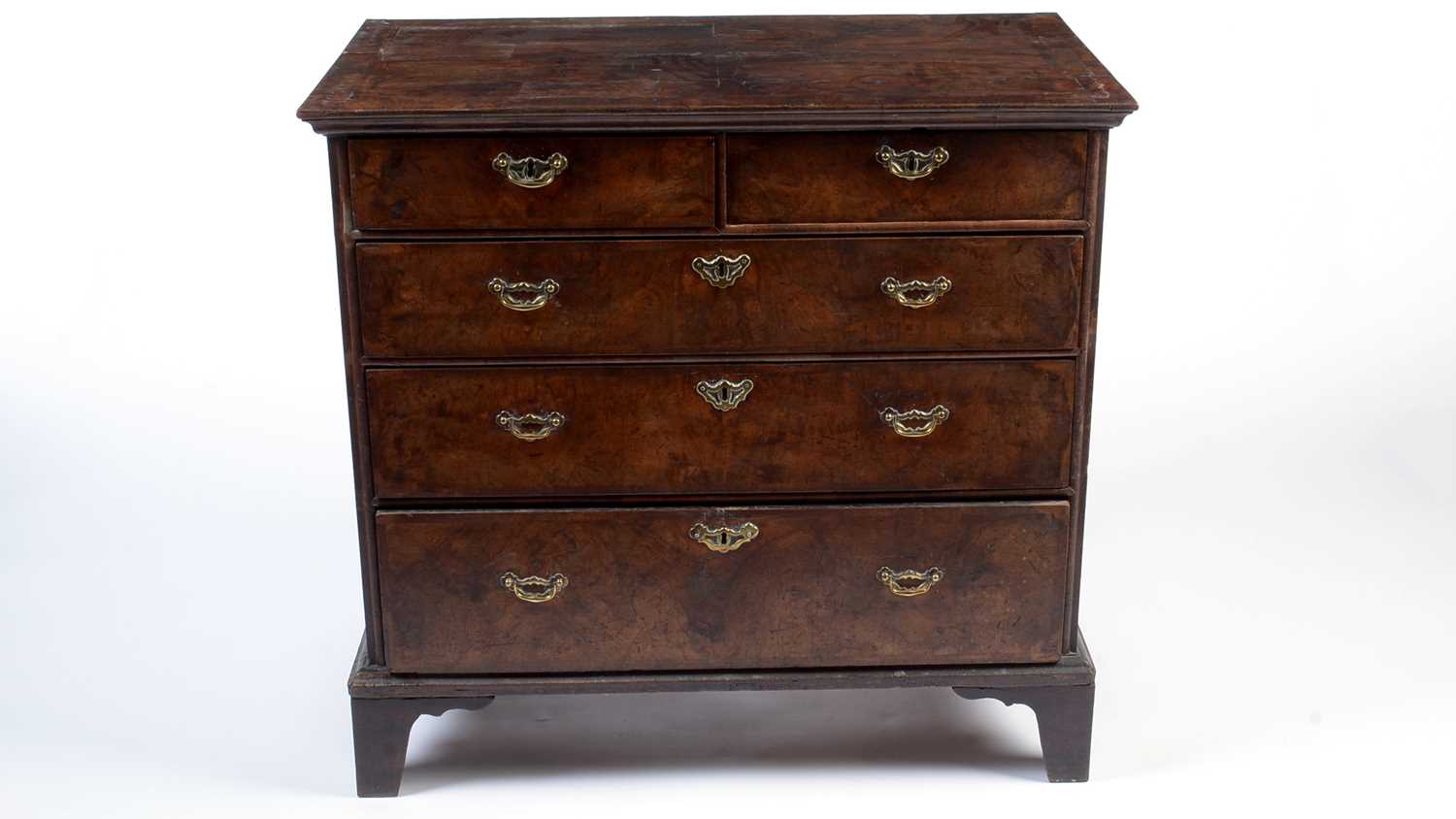 A George III mahogany chest. - Image 2 of 11