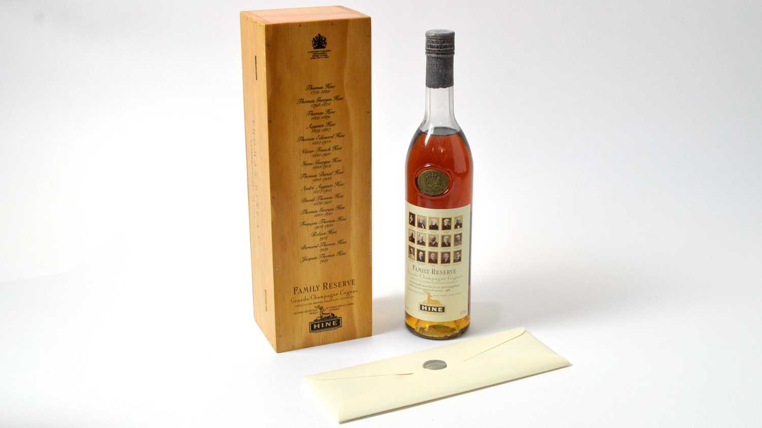 Hine Family Reserve Grande Champagne Cognac, one bottle