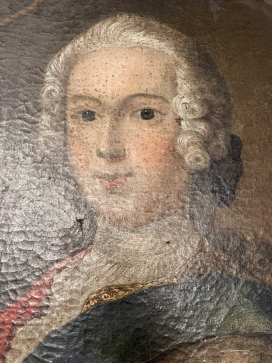 18th Century English School - Portrait of Bonnie Prince Charlie with Thomas Walpole connection | oil - Image 6 of 9