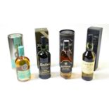 Four bottles of Single Malt Scotch Whisky