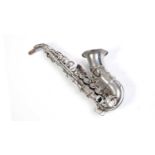 A Conn curved soprano saxophone