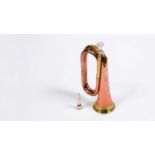 Copper and brass bugle