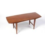 Vanson: British modern design, a retro vintage mid 20th century circa 1970s teak coffee table