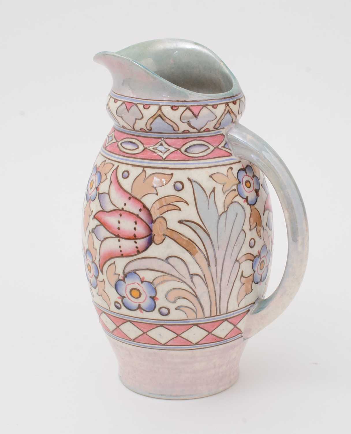 Charlotte Rhead vase and ewer - Image 8 of 11